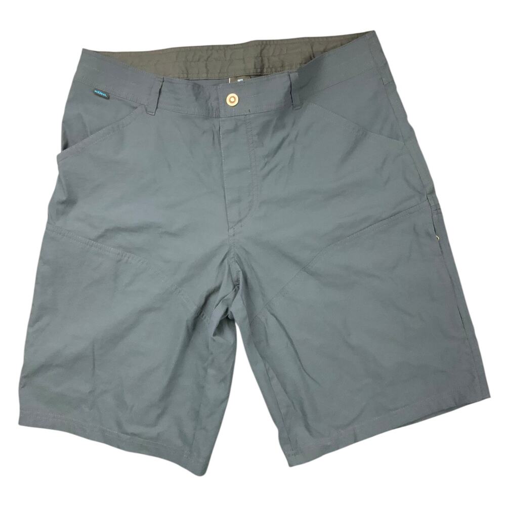 Kuhl Mens Hiking Shorts Navy Blue Outdoor Trail Performance Cargo Nylon Size 36